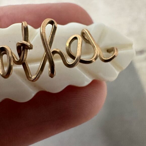 Art Deco Period Wire Mother Brooch - Picture 4 of 4